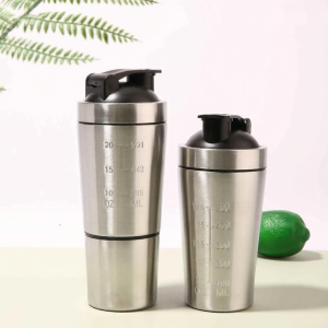 Protein Shake Mixing Stainless Steel Sports Bottle