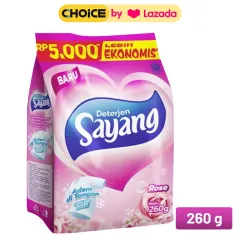 SAYANG Rose Powder Detergent 260gr / 220gr | Detergen pembersih baju | COD