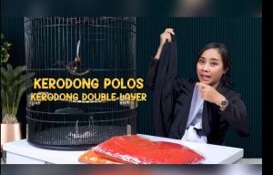 Kerodong Polos Kotak Double Layer Pilihan Umi Kasum | Krodong Polos Sangkar Kotak Kosan