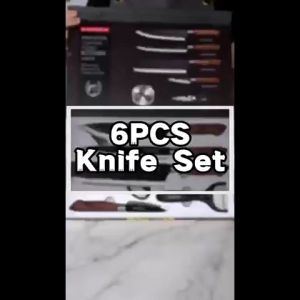 GOLIFE Japanese Chefs Knife Set Kitchen Knife Set Kitchen Cooking Non-Stick Coating Stainless Steel Gift Pack