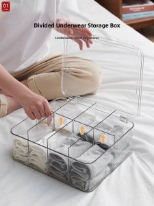 Three-in-One Divided Drawer Organizer for Socks Underwear and Bras