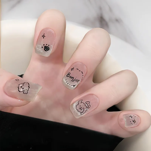 GANGHOU | Handmade Cat-eye Nail Stickers