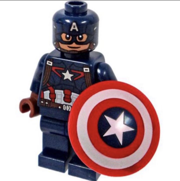 Lego Minifigure sh177 Captain America Detailed Suit Mask