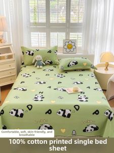 Violet | Cartoon Printed Cotton Bed Sheet