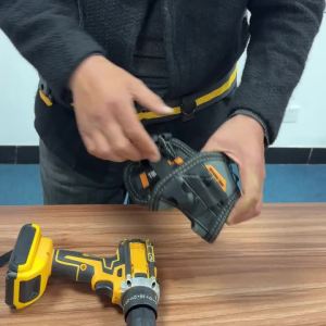 TOOLSTACK Small Drill Holster Hand Drill Set Special Belt Pouch Electrician Decoration Portable Durable Tool Bag Waist Toolkit