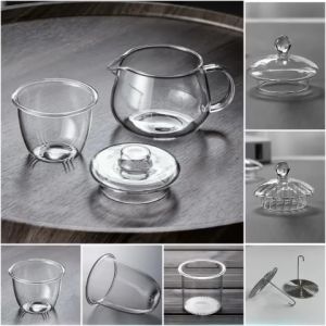 Phụ Kiện Nắp Ấm Trà  Bình Trà  Lõi Lọc Trà Thuỷ Tinh Cho Bình Và Ấm Trà 260ML - 800ML