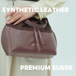 Hody - Tas Slempang Wanita Simple Elegan Korean Style Terbaru Sling Bag Kombinasi Bahan Kulit Sintetis Premium dan Suede Terbagus Elegan Terbaru 2025 Sovia - Bag