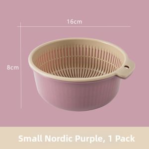 Double Layer Creative Food Washing Basket
