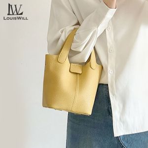 LouisWill handbag for women Womens Bag Super Soft PU Bag Handheld Bag One Shoulder Crossbody Basket Bag Mother and Child Bag Bucket Bag Cross-body Bags For Going Out Working Travelling bucket bag