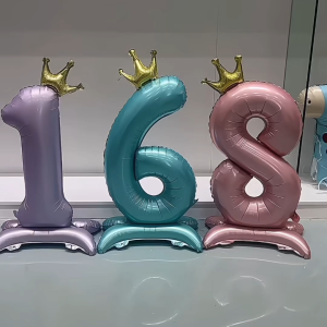 (READY STOCK) 32 Inch Number Balloon Nombor Belon Hiasan Parti Kids Party Birthday Anniversary Decoration Kanak 儿童生日派对气球