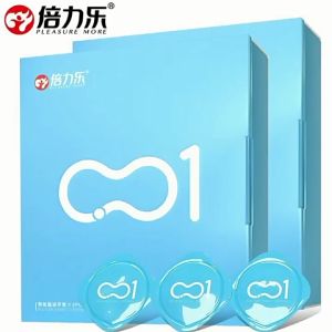 ถุงยางอนามัย ถุงอนามัยบางเฉียบ 0.01มม. ด้วยนวัตกรรมใหม่บางกว่าเดิม 1 กล่อง มี 3 ชิ้น ราคาโรงงาน