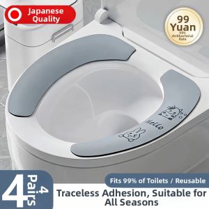 FANSANG | All-Season Waterproof Wash-Free Adhesive Toilet Seat Cover