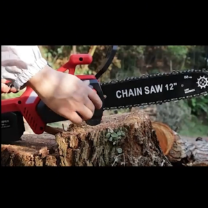 เลื่อยไฟฟ้า INVENTOR เลื่อยไฟฟ้าแบต 6 นิ้ว 220V แบตเตอรี่ 2 ก้อน Li-ion เลื่อยโซ่ไร้สาย เลื่อยโซ่ไฟฟ้า เลื่อยยนต์ตัดไม้ เลื่อยไร้สาย