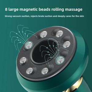 Electric Vacuum Cupping Massager Body Guasha Scraping Massager Fat Burning Slimming Physiotherapy Hot Compress Fatigue Relief