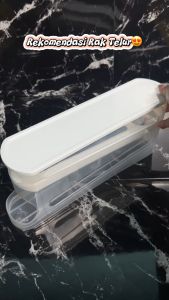 FYHL0761 Rak Telur 2 Tingkat Kotak Penyimpanan Telur Bertingkat Wadah Penyimpanan Telur