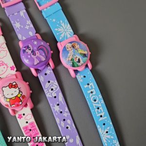 Jam tangan anak sekolah karakter kartun