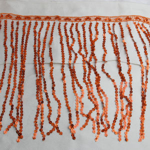 เสื้อผ้าเต้นรำ DIY พร้อมแถบสะท้อนแสง ตกแต่งด้วยลูกปัด ชิ้นส่วนเสื้อผ้าสำหรับเต้นรำสไตล์ตะวันออกกลาง ตกแต่งด้วยลูกปัด