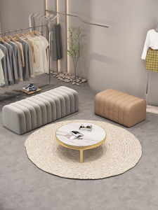 HUIXIONGKANLAN | Luxurious High-End Wooden Footrest and Clothing Bench