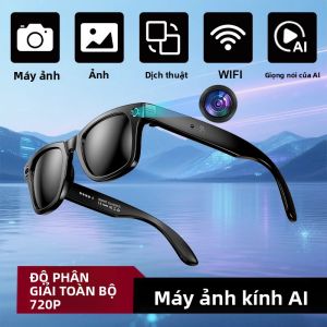 Kính Thông Minh AI Camera HD Chụp Ảnh & Quay Video Quay Vlog Rảnh Tay Kính Râm Bluetooth Gọi Thoại Kính Râm Có Camera Dành Cho Lái Xe Ngoài Trời