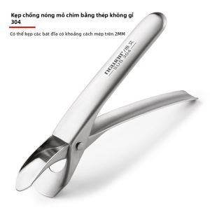 Kẹp Bếp Chống Nóng Không Trượt 304 Thép Không Gỉ