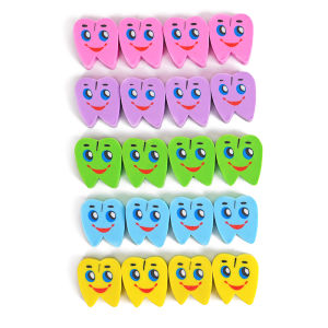 other | 50pcs/bag Rubber Erasers Tooth Shaped Dentist Dental Clinic School Gift Student Mini Erasers Stationery Supplies Lovely Erasers