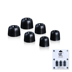 KZ | Original KZ-FT01 Memory Foam Eartips Noise Isolation & Soft Comfort Ear Tips S/M/L Sizes T400 Ear Pads for Most In Ear Earphone