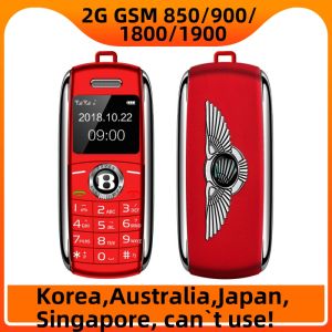Unlocked Mini Mobile PhoneBluetooth Dialer0.66 InchHands Mini TelephoneMP3Magic VoiceDual SimSmallest Cell Phone
