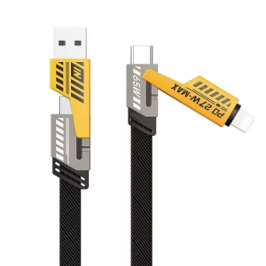Dây Cáp Sạc Nhanh 4 Trong 1 65W Cho Android Usb Loại C Cáp Sạc Đa Cổng Nhiều Dây Sạc Usb Dây - MOGEE