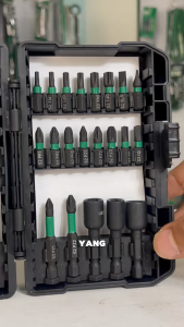 ISKU 31pcs Mata Bor Obeng Magnetic Ph2 Anti Slip Mata Obeng Hex Shank Magnetik Untuk Bor Listrik