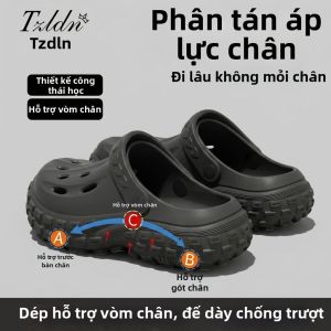TZLDN | Guốc Nam Chống Trượt Khử Mùi Đệm Khí Cho Trekking Sông Ngoài Trời