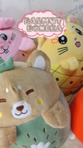 Boneka Bantal Selimut Balmut Boneka Bahan Flannel Lembut Bantal Kain Lucu Karakter Buah