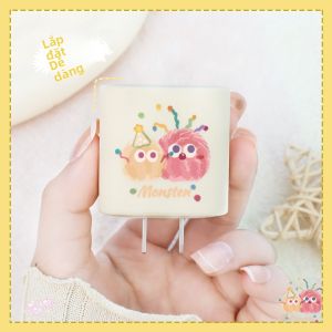 Ốp Lưng Silicon Chống Trượt Cho Sạc Nhanh 20W Apple Phụ Kiện Sạc iPhone 17Pro 16Plus Dây Cắm Dữ Liệu in Họa Tiết Phụ Kiện Kỹ Thuật Số
