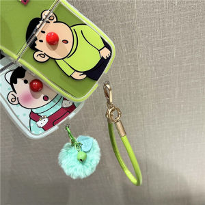 Cute Cartoon Cat Ear Flip Cover Full Protection Red Nose 3D Tiger Design for Honor MagicVFlip Phone Case Foldable Screen Protection