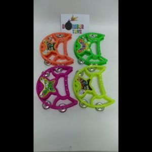 MAINAN REBANA ANAK KERINCINGAN Tamborin Kecrekan Nyaring Tambourine MUSIK Nyanyi Meriah Kupu Model