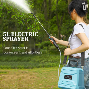 【in stock】USB Rechargeable 5L Portable Electric Spray Ahoulder Sprayer Electric Spray High-pressure Sprayer Household