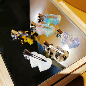 Lightweight Side Part Hair Clips Womens Fashion Acetate Board Duckbill Hair Clips No Trace Celebrity Endorsement Hair Accessories