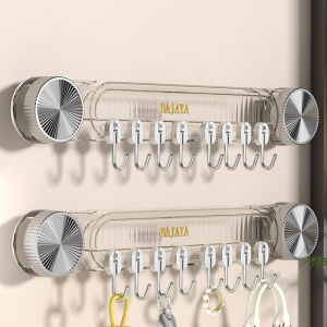 ตู้เข็มขัดแบบแขวนผนังที่ทนทาน 8 กิโลกรัม ไม่ต้องเจาะรู สำหรับประตูห้องน้ำ กระชับพื้นที่ได้อย่างมีประสิทธิภาพ 6-8 อัน