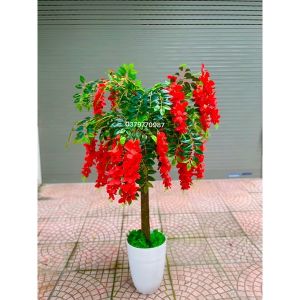Chậu cây bồ công anh giả - Size 140cm - Cây giả hoa lụa trang trí nhà cửa