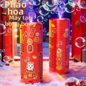CEYU | Máy Tạo Bọt Nhạc Có Thể Nạp Lại với Đèn Mầu Sắc