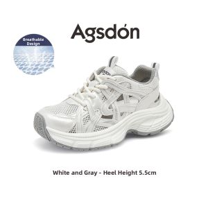 Agsdon | Thick Sole Breathable Lightweight Daddy Shoes Casual