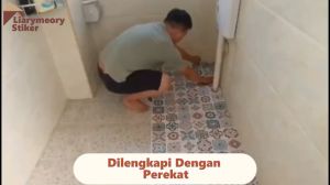 Wallpaper Kamar Mandi Tahan Air Perekat Diri Stiker Dinding Tebal Meja Dapur Toilet Ubin Dekoratif Vinyl Wallpaper Gaya Eropa Dekorasi Toilet Dengan Stiker Motif Vintage Untuk Dinding - Lazada