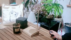 โคมอูตัวเทียน, โคมไฟอูตัวเทียน, โคมไฟเทียนหอม Candle Warmer หรี่แสง