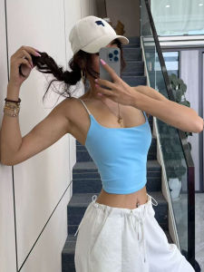 Sport Camisole Integrated Pad Underwear Small Bust U-Shape