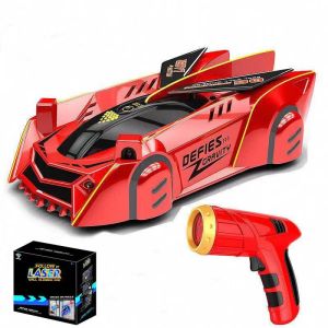 RC Car Stunt Infrared Laser Tracking Wall Ceiling Climbing Vehicle Toys For Children Remote Control Cars Follow Light Gifts boys
