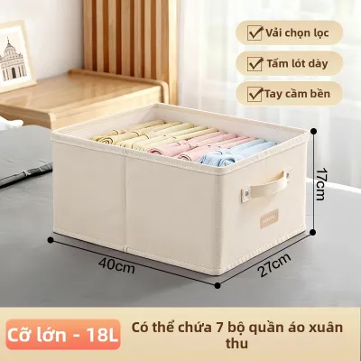 deli | Hộp Chứa Đồ Bằng Vải Dung Lượng Lớn