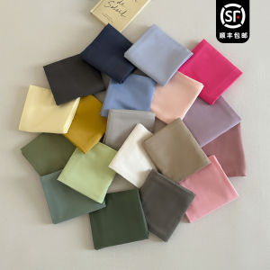 Macaron Pure Cotton Washed Pillowcase Soft Comfortable Breathable Skin-friendly Single Pillowcase Inner Cover Bedding