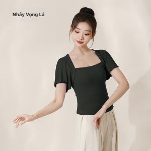 LEAF DANCE | Quần Áo Tập Múa Tay Bồng Tay Ngắn