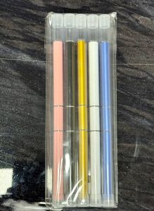 1/5PCS Double-Side Rhinestone Picker Tools Wax Pencil For Rhinestones Applicator Dotting Tools Nail Art Gem Pen