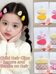 Gentle on Hair Child-friendly Fabric Hair Clip