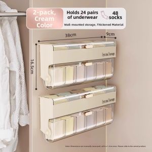 youqin | Wall-Mounted Underwear and Socks Organizer with Drawers